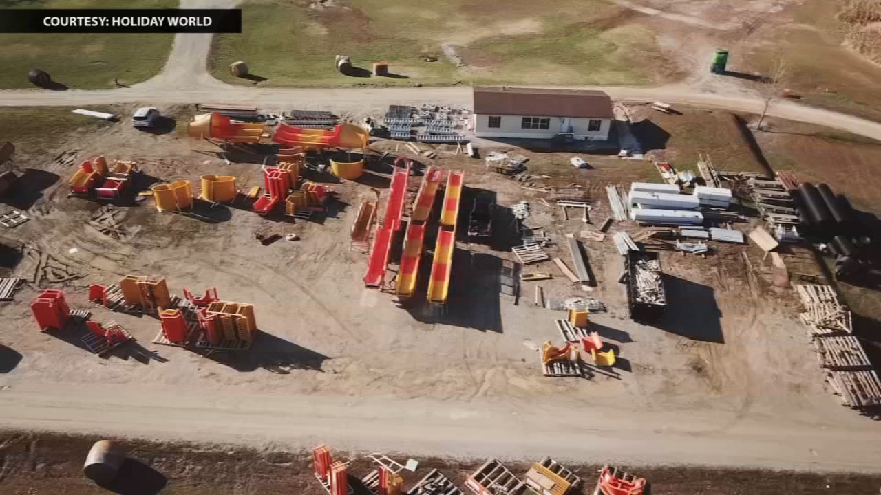 Holiday World Coaster Construction Site